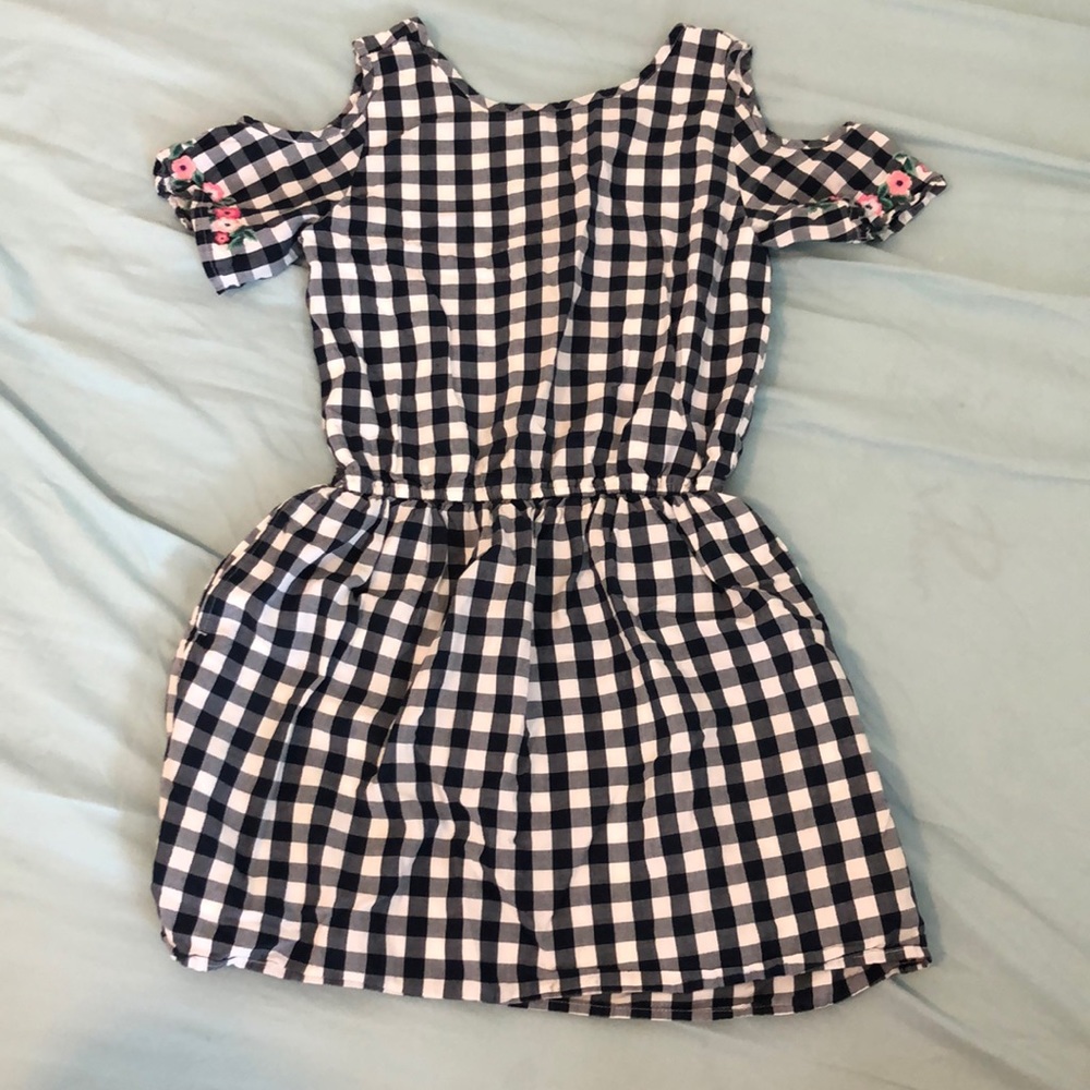 Abercrombie Kids checked dress.